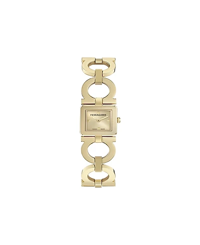 Ferragamo Women's Gold Stainless Steel Bracelet Watch