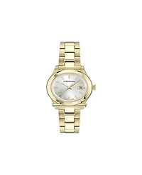 Ferragamo Women's Gold Stainless Steel Bracelet Watch, 33mm