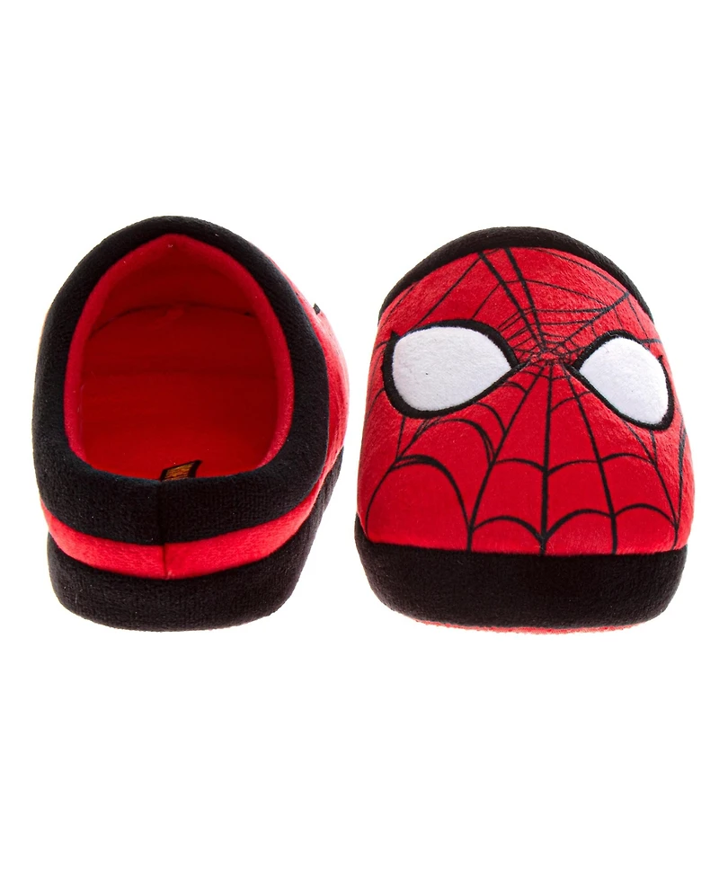 Spider-Man Toddler Marvel Spiderman Slippers Cozy, Plush, and Fun House Footwear