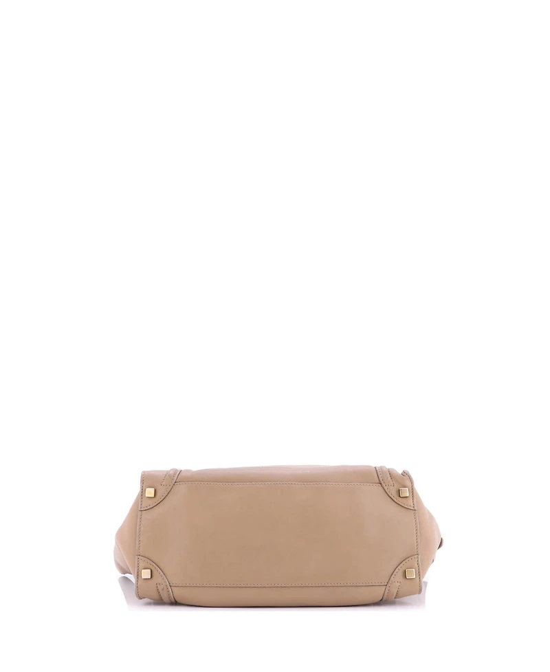 Pre-Owned Celine Shoulder Luggage Bag Leather