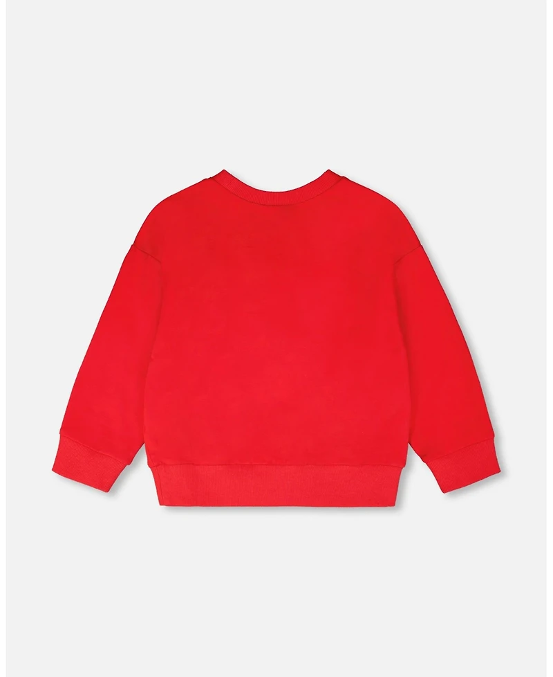 Deux par Deux Little Girls French Terry Sweatshirt