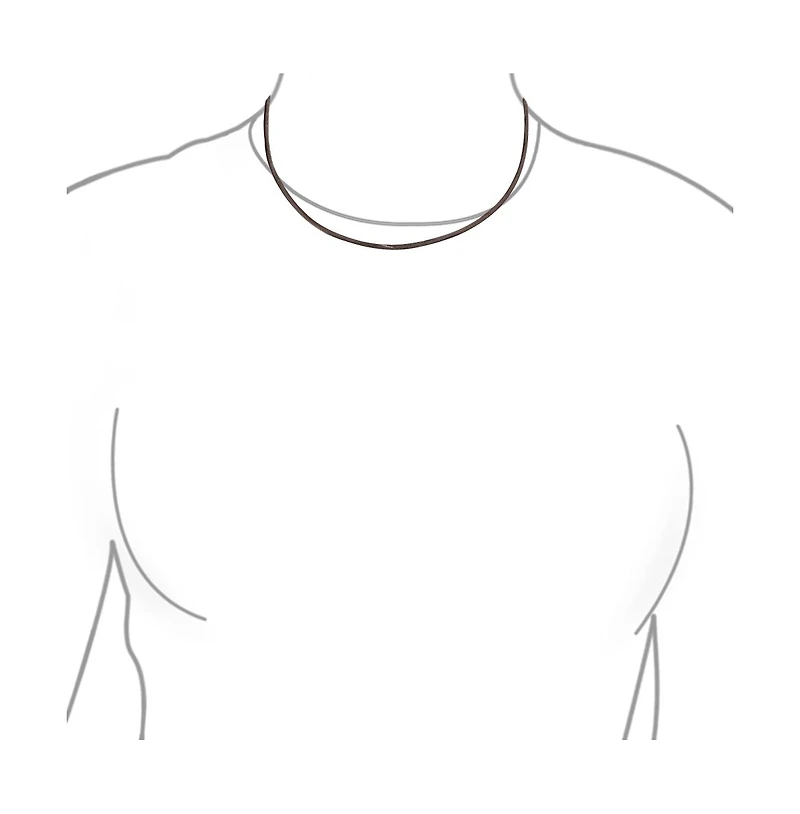 Bling Jewelry 1MM Satin Silk Cord Chain Necklace Sterling Silver Lobster Clasp Various Length