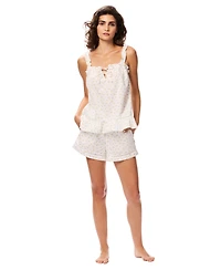 Gap Women's Poplin Tank Top and Pull-On Shorts, 2-Piece Set