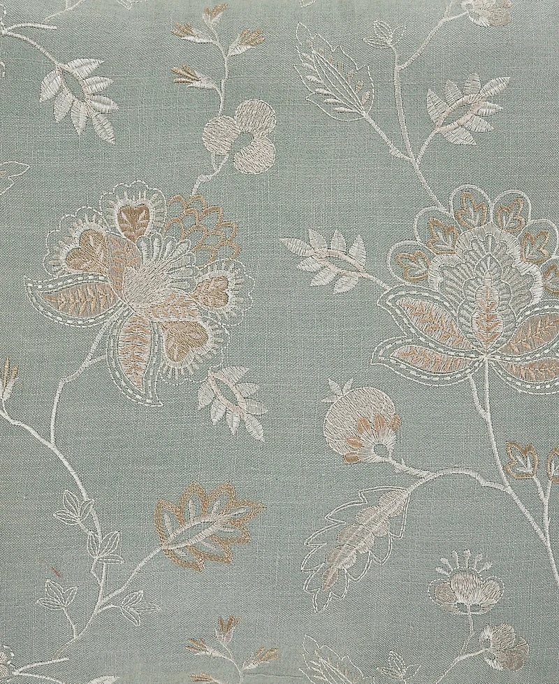 J Queen New York Garden View Straight Window Valance, 14" x 20"