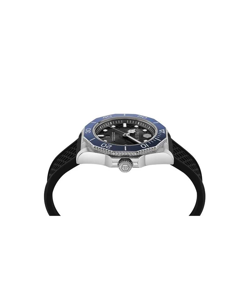 Philipp Plein Men's Aquastorm Silver Stainless Steel Bracelet Watch, 44mm