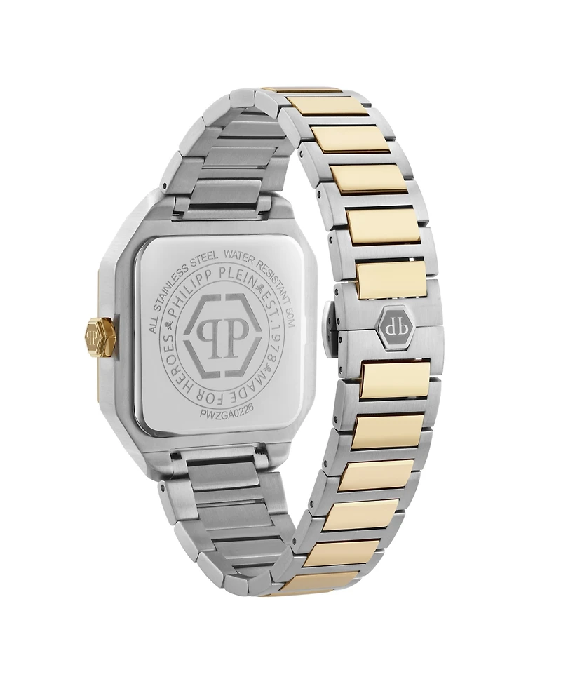 Philipp Plein Women's Plein Edge Two-Tone Stainless Steel Bracelet Watch, 34mm