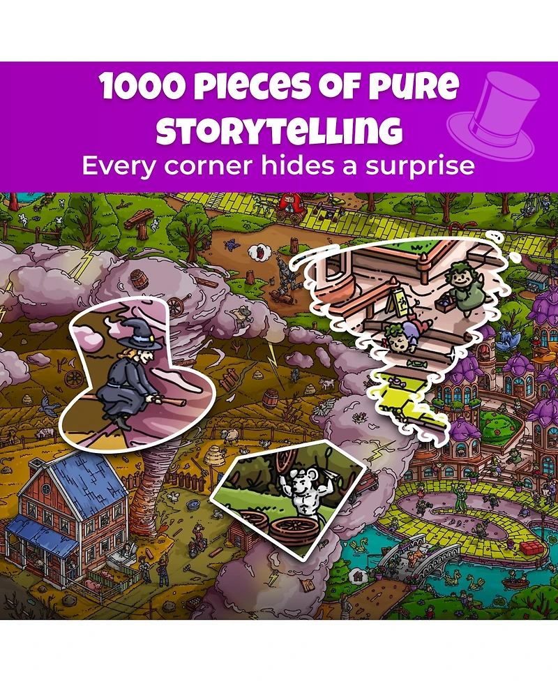 Quokka 1000 Piece Puzzle for Adults Hood — Fantasy Adult Puzzles with Secret Tasks & Fairy Tale Audio Story Deep Relaxation