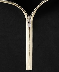 Mango Women's Turtleneck Zip Sweatshirt