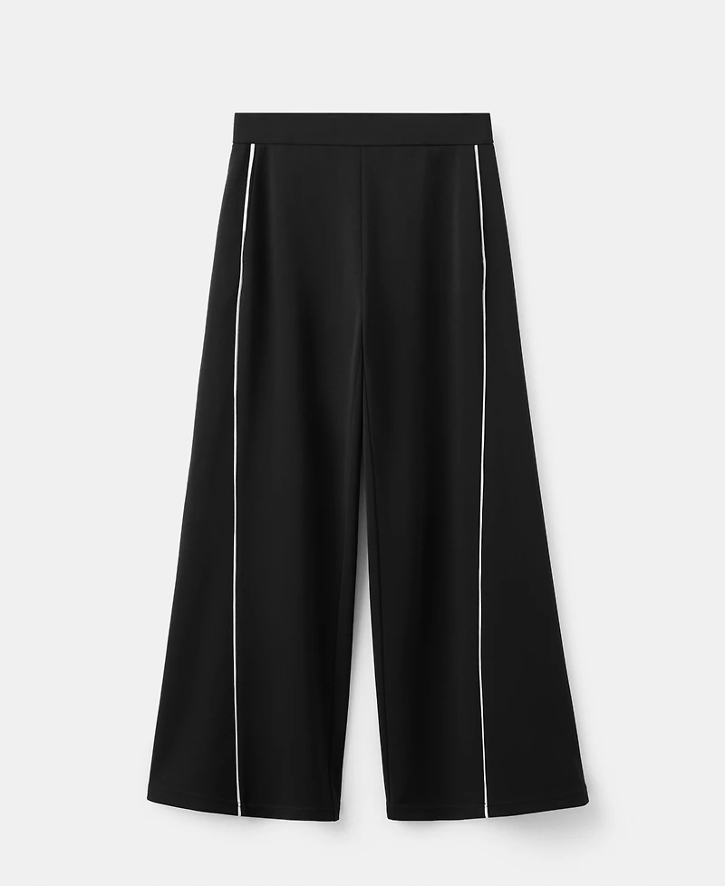 Mango Women's Side Stripe Straight-Leg Pants