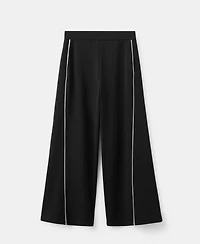 Mango Women's Side Stripe Straight-Leg Pants