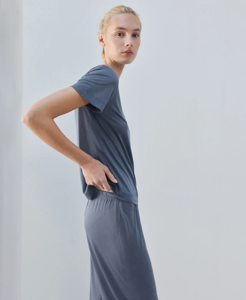 Mango Women's Micro-Modal Pajama Pants
