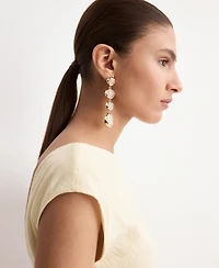 Mango Women's Open-Back Textured Dress