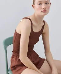 Mango Women's Seamless Lyocell Wool Top