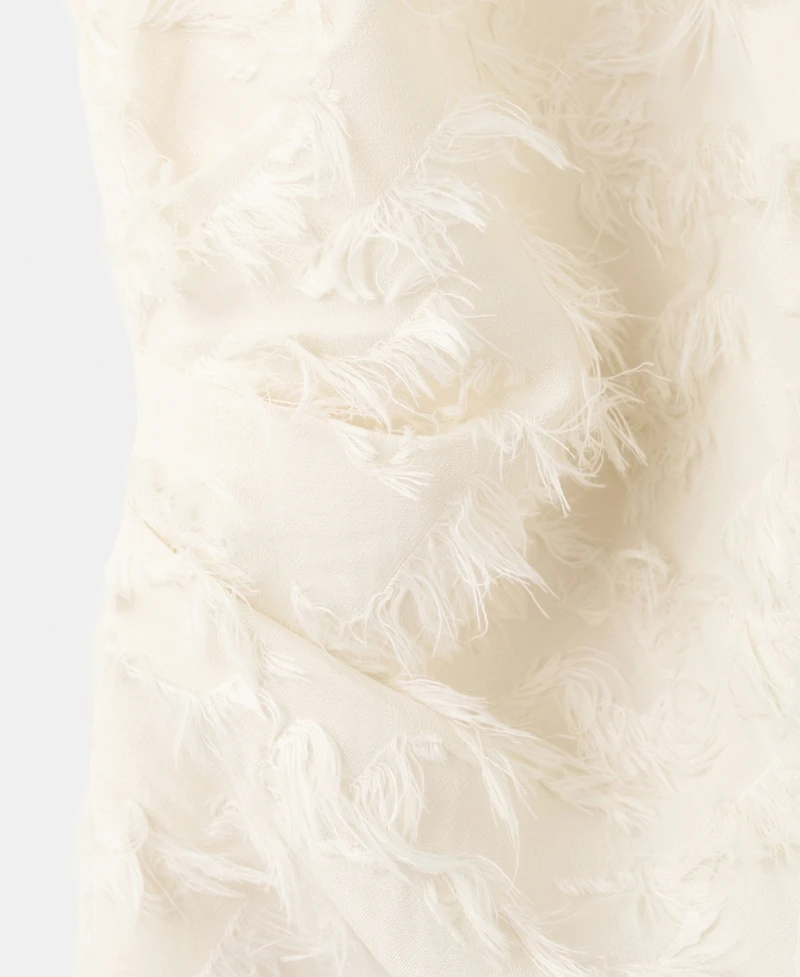 Mango Women's Asymmetrical Textured Top