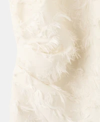 Mango Women's Asymmetrical Textured Top