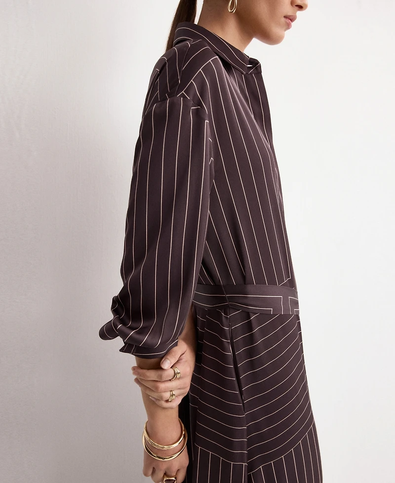 Mango Women's Printed Shirt Dress