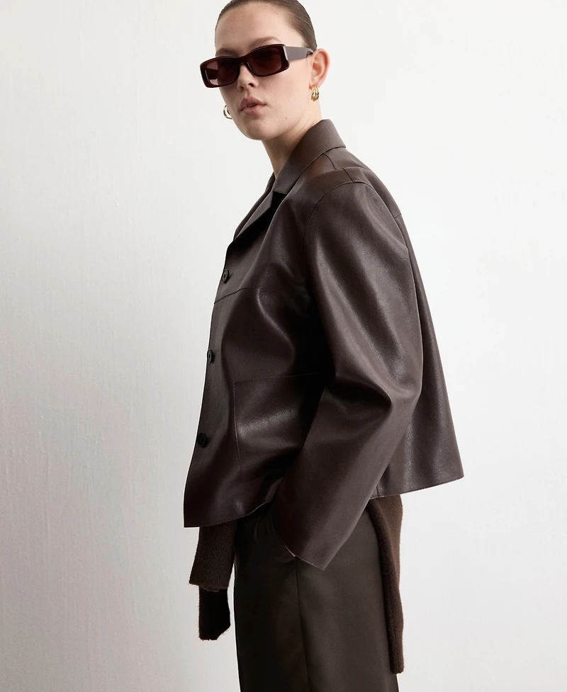 Mango Women's High-Waisted Lyocell Pants