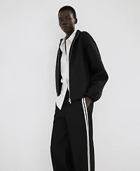 Mango Women's Combined Striped Pants