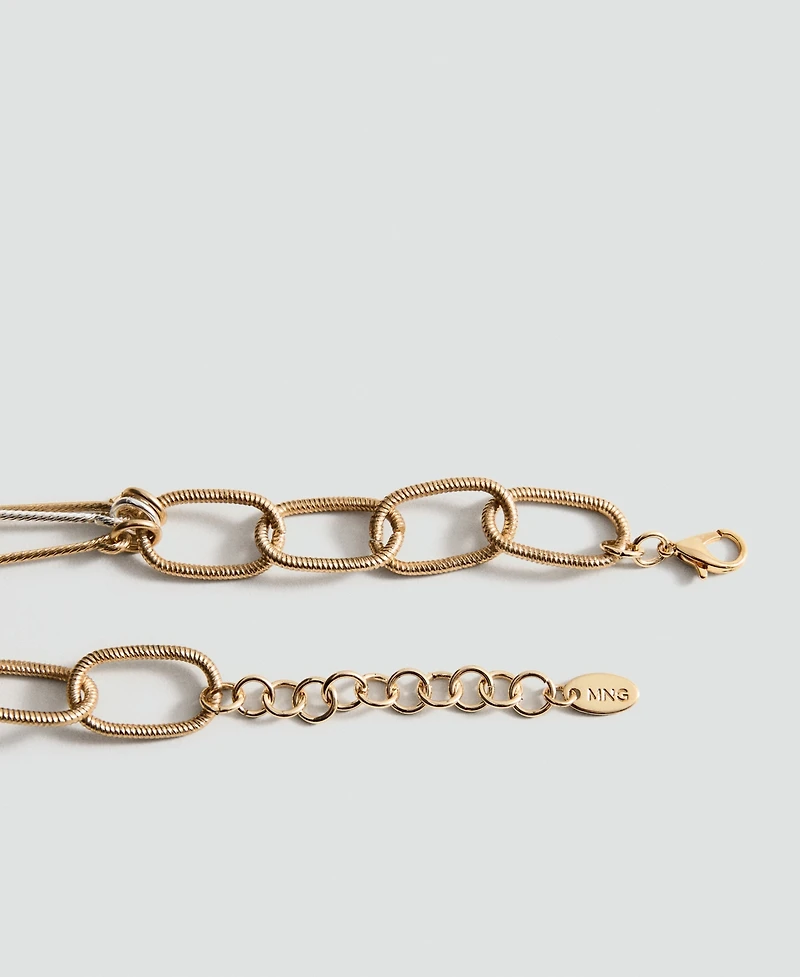 Mango Women's Pendant Chain Necklace