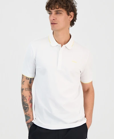 Hugo by Boss Men's Cotton-Blend Tipping Polo Shirt