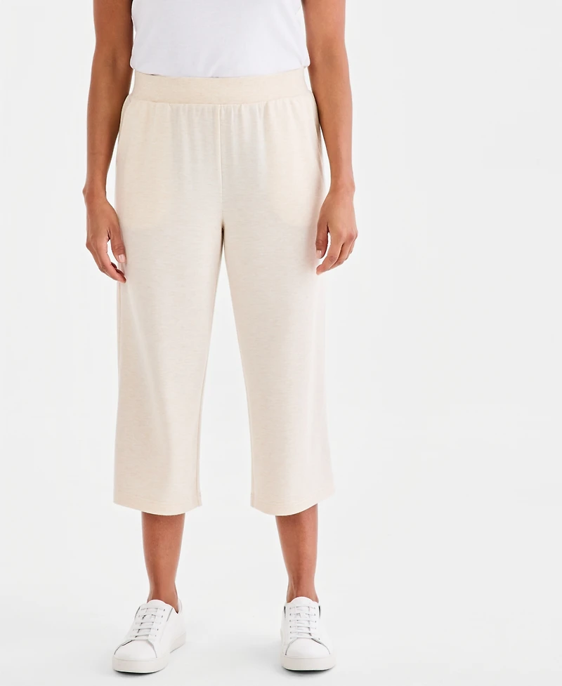 Style & Co Women's Luxsoft French Terry Capri Pants, Macy's Exclusive