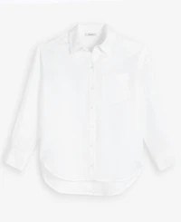 On 34th Women's Linen-Blend Relaxed Button-Down Shirt, Macy's Exclusive