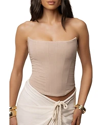 Jluxlabel Women's Fenix Reversible Linen Corset