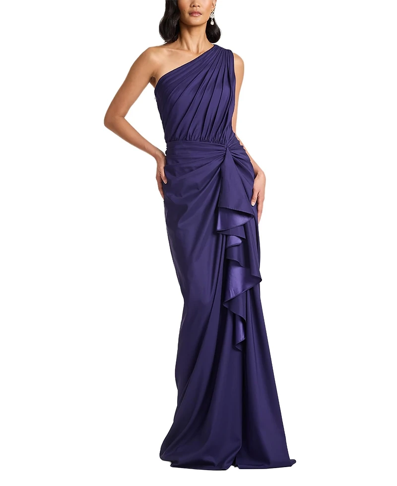 Tadashi Shoji Women's Lena Waterfall Drape Gown