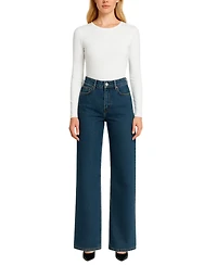 Nocturne Women's Long-Sleeve Jersey Bodysuit