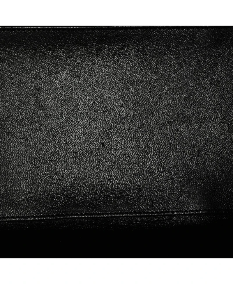 Pre-Owned Celine Micro Tricolor Luggage Bag Canvas and Leather