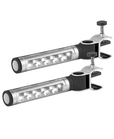 Sorbus 2 Pack Bright Led Lights-360 Degree Clamping Grill Light