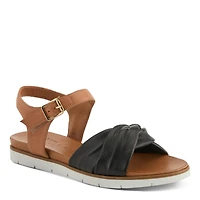 Spring Step Nihira Women's Flat Sandal with Tubular Leather Upper