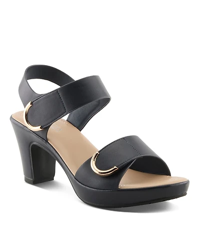 Patrizia Women's Sandal with Adjustable Hook-and-loop Fit for Lasting Comfort