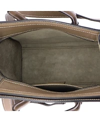 Pre-Owned Celine Nano Luggage Bag Grainy Leather