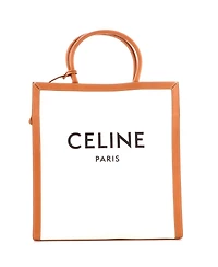 Pre-Owned Celine Large Vertical Cabas Tote Canvas with Leather