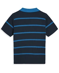 Scotch & Soda Boys' 8-16 Striped Short-Sleeve Polo Shirt