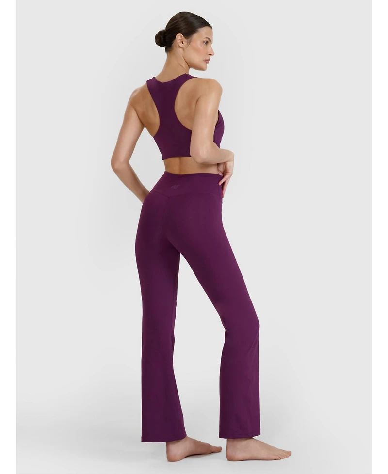 4F Women's Flared Yoga Leggings