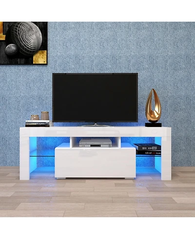 Rainsken Led Tv Stand for 55 Inch Tv