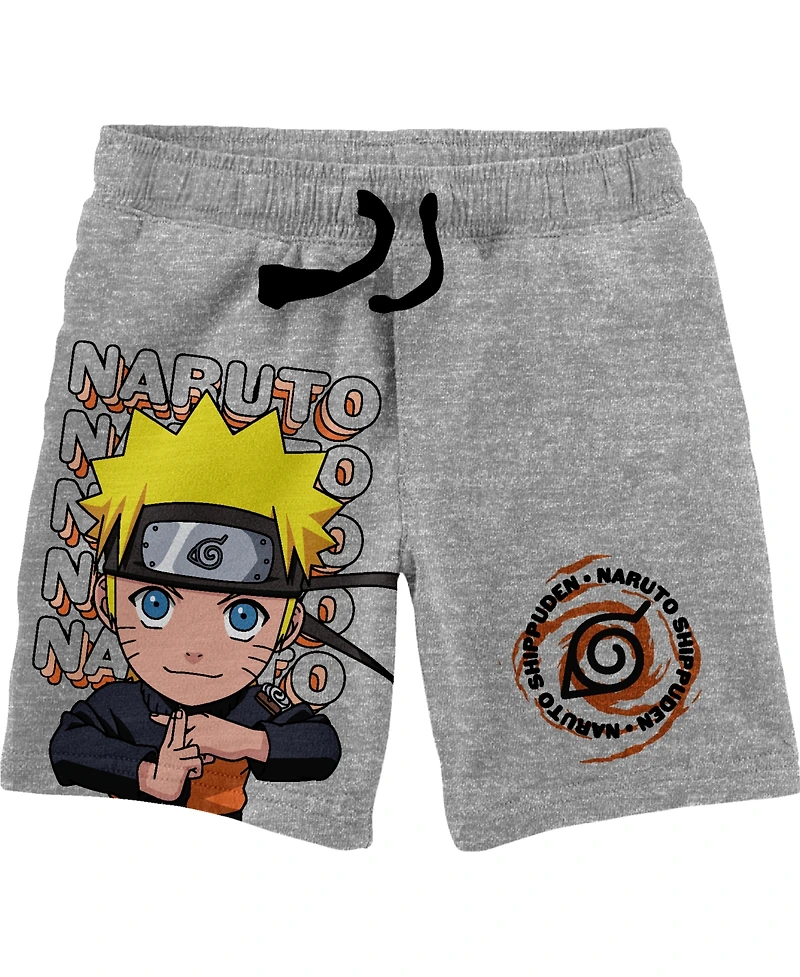 Naruto Boys Shippuden Chibi T-shirts Graphic Tee And Shorts Set