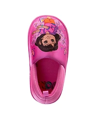 Nickelodeon Toddler Dora the Explorer Slippers Plush, Warm, and Soft House Shoes