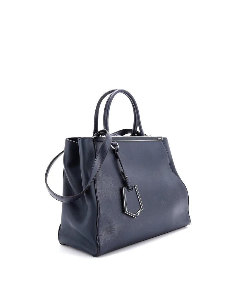 Pre-Owned Fendi Medium 2Jours Bag Leather