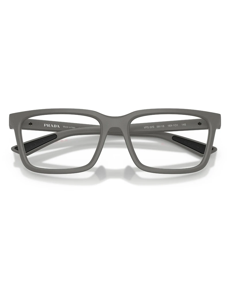 Prada Linea Rossa Men's Square Eyeglasses