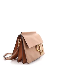 Pre-Owned Chloe Medium Faye Shoulder Bag Leather