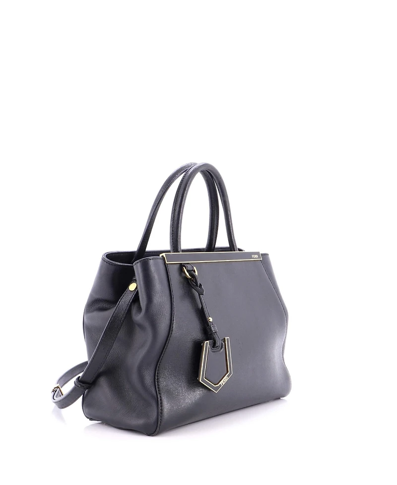 Pre-Owned Fendi Petite 2Jours Bag Leather