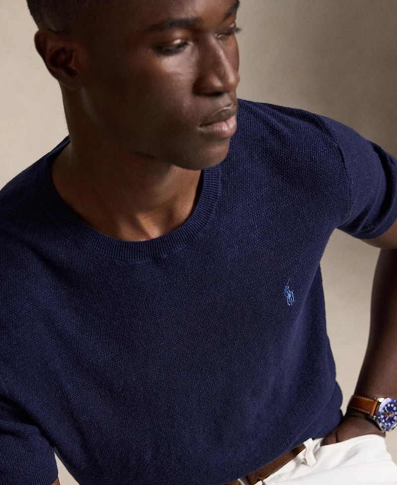 Polo Ralph Lauren Men's Textured Lightweight Sweater T-Shirt