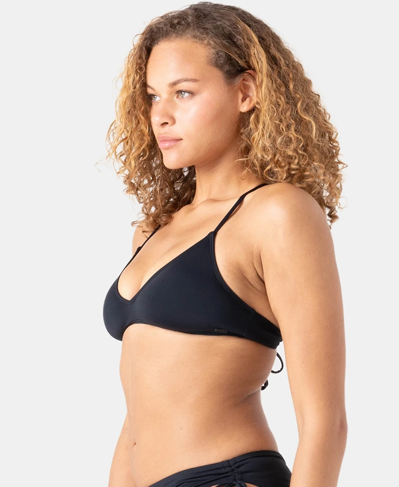 Roxy Juniors' Beach Classics Athletic Triangle Bikini Top
