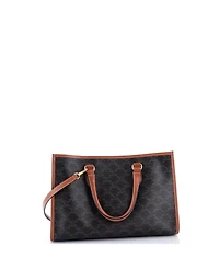 Pre-Owned Celine Mini Horizontal Cabas Tote Triomphe Coated Canvas