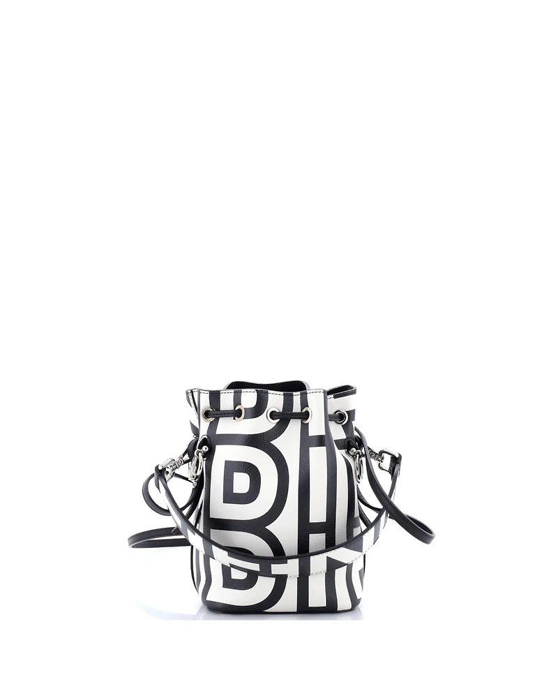 Pre-Owned Fendi Mini x Marc Jacobs Mon Tresor Bucket Bag Printed Leather