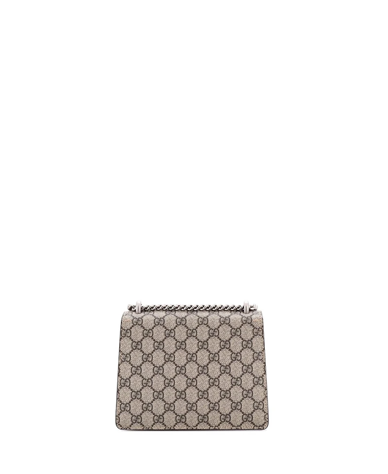 Pre-Owned Gucci Mini Dionysus Bag Gg Coated Canvas