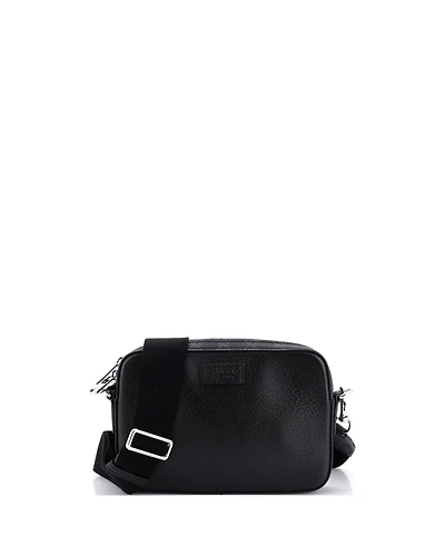 Pre-Owned Gucci Small Crossbody Camera Bag Leather and Gg Coated Canvas